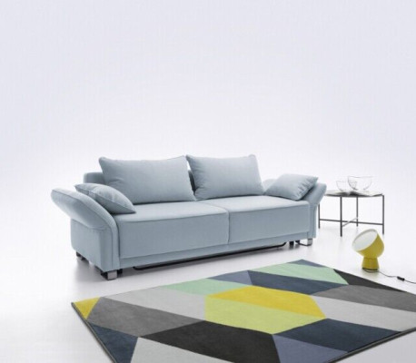 Schlafcouch Schlafsofa Bettfunktion 4 Sitzer Büro Wohnzimmer Couch Sofa Polster