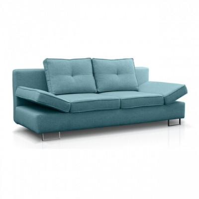 Schlafcouch 3 Sitzer Schlafsofa Bettfunktion Büro Wohnzimmer Couch Sofa Polster
