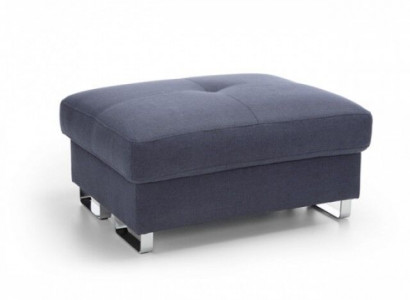 XXL Fußhocker Club Lounge Hocker Leder Textil Ottoman Designer Pufa Neu