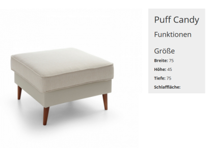 XXL Club Fußhocker Lounge Hocker Ottomane Pufa Leder Textil Dekor Ottoman