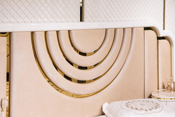 Modern Schlafzimmer Set Bett + 2x Nachttische Design Möbel 3 tlg. Neu