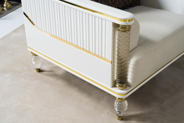 Design Suite Luxus Sessel Relax Textil Weißer Sessel Relax Sessel Moderner Luxus