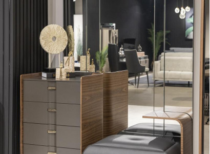 Schminktisch Set Konsole Spiegel Schlafzimmer Möbel Design Hocker 2tlg. Neu