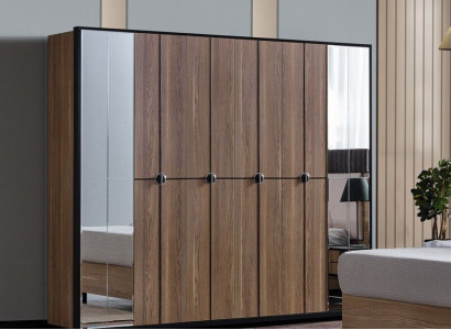 Kleiderschrank Schränke Schrank Design Holz 246 cm Modern Möbel Neu