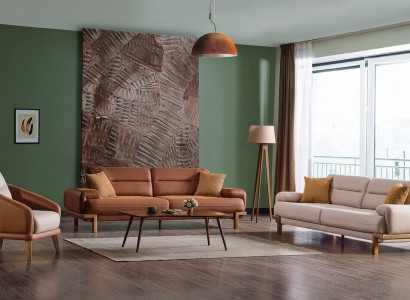 Sofagarnitur 3+3+1 Sitzer Möbel Luxus Set Sofagarnitur Modern Set 3tlg