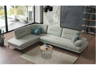 Ecksofa Wohnlandschaft Farbe Grau L-Form Sofa Neu Wohnzimmer Ecksofa Luxus Neu
