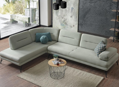 Ecksofa Wohnlandschaft Farbe Grau L-Form Sofa Neu Wohnzimmer Ecksofa Luxus Neu