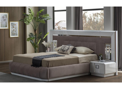 Schlafzimmer Set Luxus Komplettes Bett 2x Nachttisch Modern Möbel 3tlg Neu