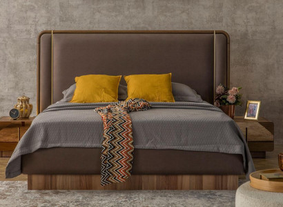 Modern Schlafzimmer Set Bett + 2x Nachttische Design Möbel Neu 3 tlg.