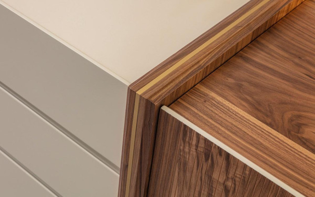 Anrichte Schrank Hochglanz Möbel Holz Luxus Kommode Sideboard Mit Spiegel Luxus Neu