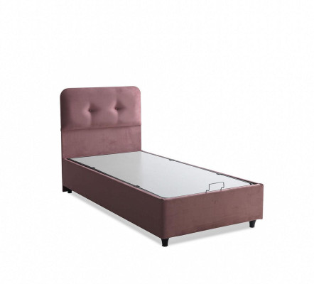 Bett Design Betten Luxus Polster Schlafzimmer Möbel Neu Modern Rosa 90x190