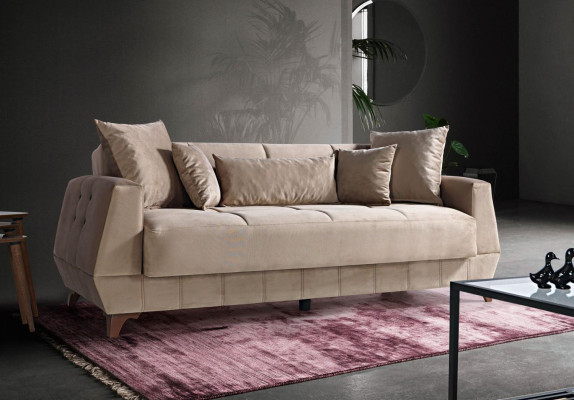 Sofagarnitur 3+2+1+1 Sitzer Sofa Komplett Set Relax Sessel 4tlg.