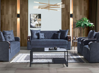 Luxus Sofagarnitur Komplett Couch Sofa Modern Garnitur Wohnzimmer Relax 3+2+1+1