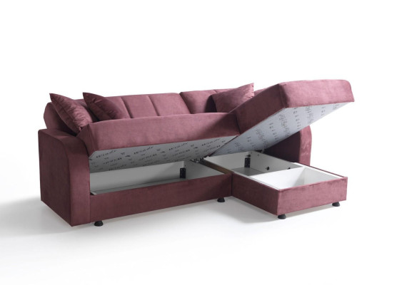 Luxus Wohnzimmer Set Sessel Ecksofa Hocker L-Form Modern Set Komplett Relax