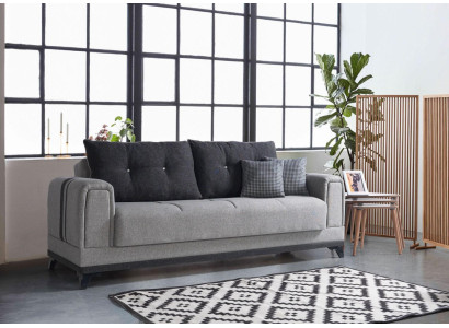 Wohnzimmer Luxus Sofa 3 Sitzer Relax Sofas Modern Grau Relax 3 Sitzer Couchen