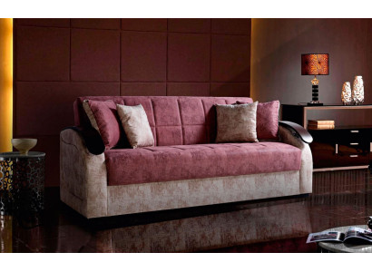 Rosa Modernes Sofa 3 Sitzer Relax Sofa Luxus 3er Sofa Wohnzimmer Neu 3 Sitzer