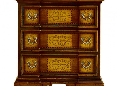 Italienische Möbel Braun Klassische Kommode Schrank Holz Schränke Möbel Konsolen