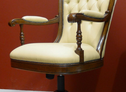 Chefsessel Stühle Büroeinrichtung Stuhl Bürostuhl Drehstuhl Sessel Barock Neu