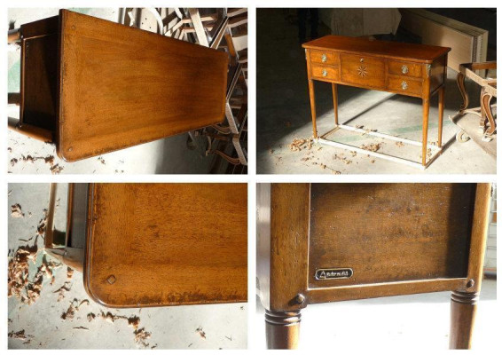 Konsole Beistell Schlafzimmer Holztische Konsolen Klassischer Nachttisch Neu