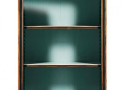 Regal Schrank Bücherschrank für Büro Bücherregal Braun Hochschrank Echtholz Neu