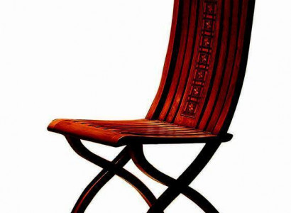 Esszimmer Echtholz Lounge Sitz Polsterstuhl Holz Neu Landhaus Sessel Stuhl 1x