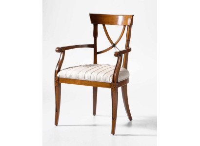 Klassische Stühle Stuhl Lehnstuhl Holzstuhl Esszimmerstuhl Luxus Holz Möbel Neu