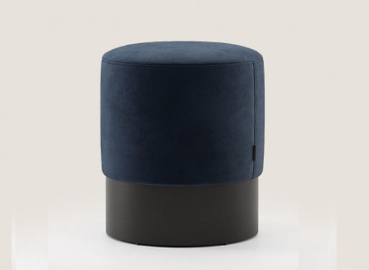 Runder Blauer Sitzhocker Luxus Schlafzimmer Moderne Beistellhocker