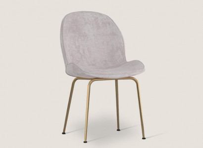 Hellgrauer Esszimmer Stuhl Designer Polsterstühle Moderne Einsitzer