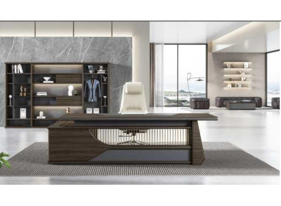 Eckschreibtisch Computertisch Tisch Bürotisch Luxus Arbeitszimmermöbel