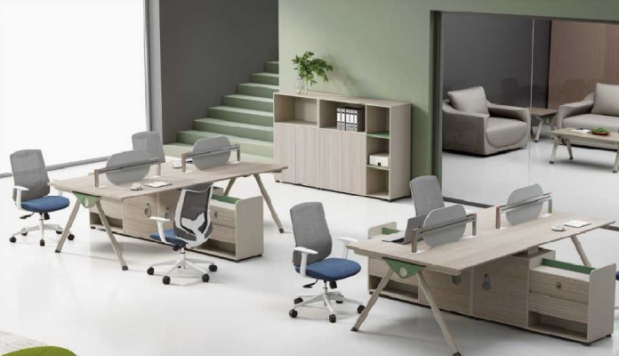 Arbeitszimmer Holz Büromöbel Schreibtisch Computertisch Luxus Neu