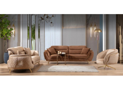 Sofagarnitur 3 2 1 Sitzer Set Design Sofa Polster Couchen Modern Luxus