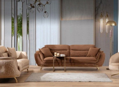 Sofagarnitur 3 2 1 Sitzer Set Design Sofa Polster Couchen Modern Luxus