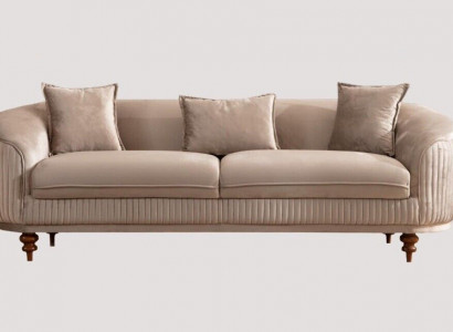 Sofa 3 Sitzer Design Sofas Polster Moderne Sitz Stoff Neu Möbel Couch