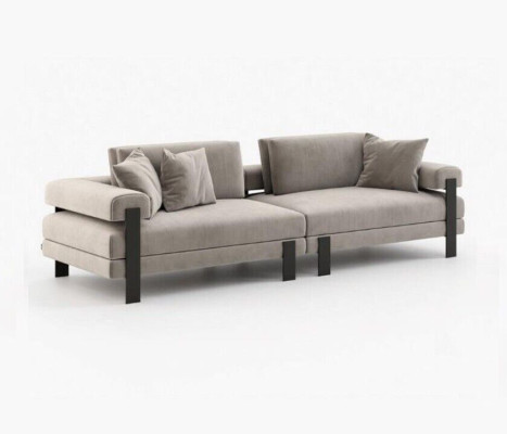 Wohnzimmer Sofa 2 Sitzer Luxus Designer Couch Polstersofas Modern Neu
