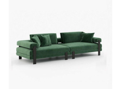 Sofa 2 Sitzer Couch Design Polster Modern Textil Stoff Modern Zweisitzer