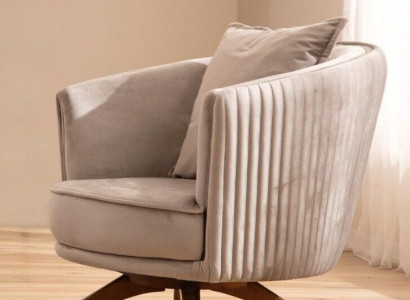 Design Sessel Couch Polster Luxus 1 Sitzer Textil Samt Einsitzer Neu