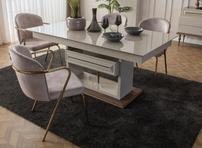 Esszimmertisch Esstisch Tische Modern Esszimmer Designer Neu Beige