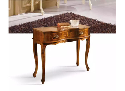Klassischer Konsolentisch Luxus Holzmöbel Schlafzimmer Beistell Möbel