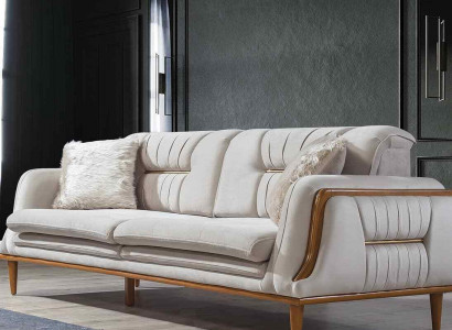 Modernes weißes Luxussofa Hohe Qualität für Wohnzimmer neu