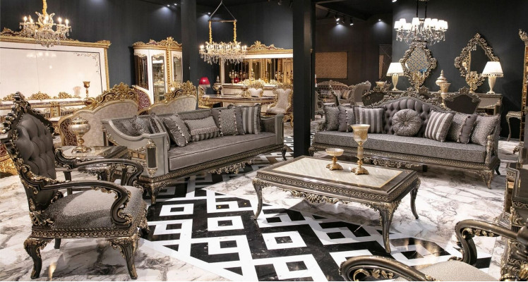 Luxus Chesterfield Klassische Couchgarnitur 3+3+1 Sitzer Stlvolle Sofas Sofa