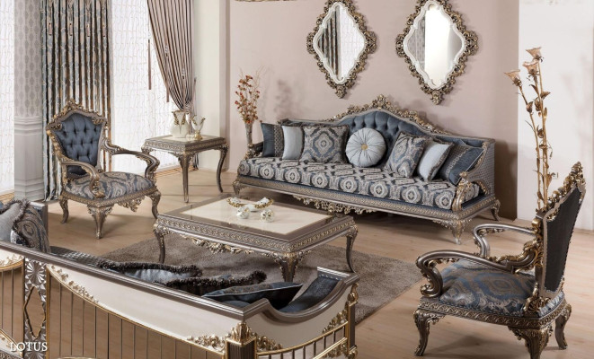 Sofagarnitur 3+1+1 Sitzer Luxus Möbel Sofagarnitur Couch Sofa Polster 3tlg Neu