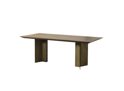 Esszimmertisch Esstisch Tisch Essecke Esszimmer 208 cm Holz Braun Neu