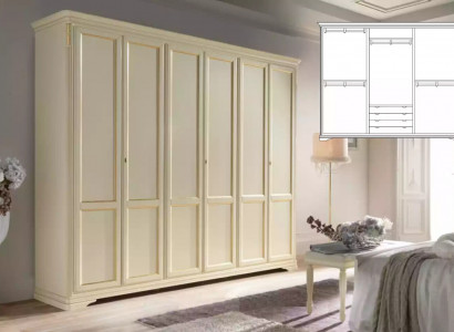 Kleiderschrank Beige Luxus Möbel Italienische Einrichtung Schlafzimmer