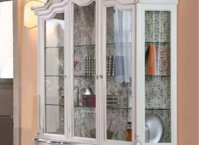 Luxus Holz Vitrine Anrichte Design Schränke Weiß Italienische Möbel