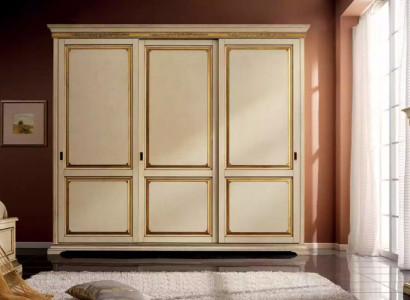 Kleiderschrank Holz Schrank Schlafzimmer Möbel Design Schränke Beige