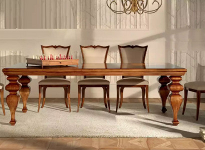 Esszimmer Garnitur Set Klassische Tisch 6x Stühle 7tlg Luxus Komplett