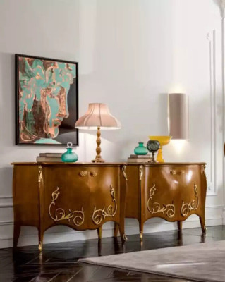 Esstisch Esszimmer Braun Essgruppe Klassischer Tisch 4x Stühle Set 6tlg