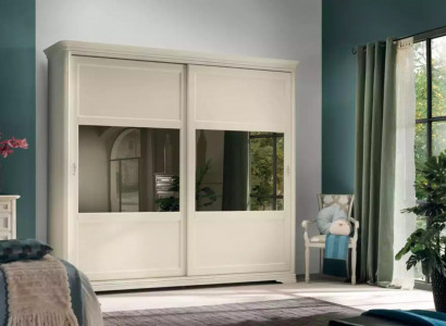 Kleiderschrank Schwebetüren Schrank Möbel Schränke Schlafzimmer Holz Neu