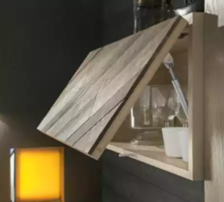 Design Wohnzimmer Set Vitrine Wandregale Wohnwand Regal Schränke 4tlg.