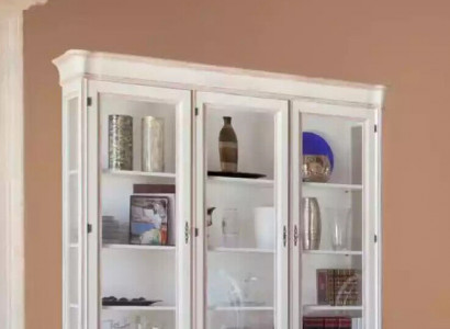 Holzvitrine Luxus Schränke Klassisches Sideboard Möbel Italienisch 185x50cm